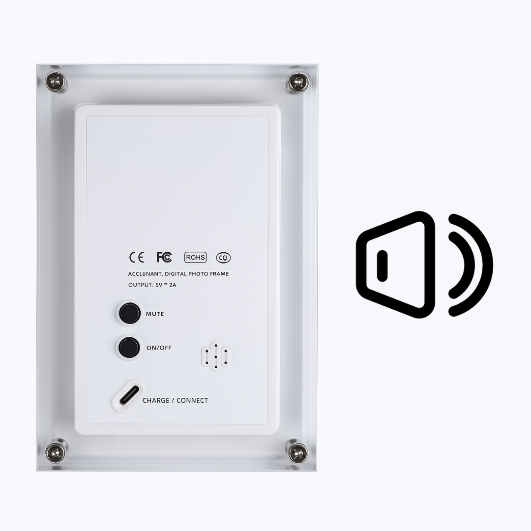 With speaker (listen to the heartbeat)