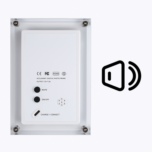 With speaker (listen to the heartbeat)